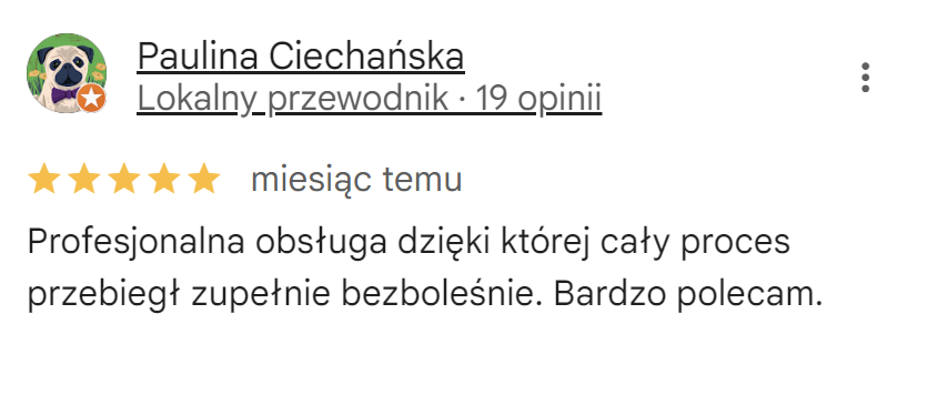 Opinia o biurze nieruchomości Cosquare Paulina
